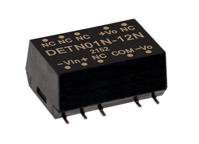 Conversor DC-DC SMD no regulado 1W DETN01-N