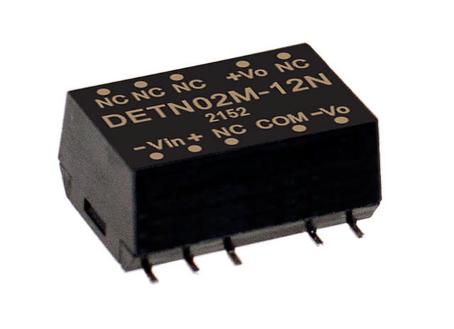 Conversor DC-DC SMD no regulado 2W DETN02-N