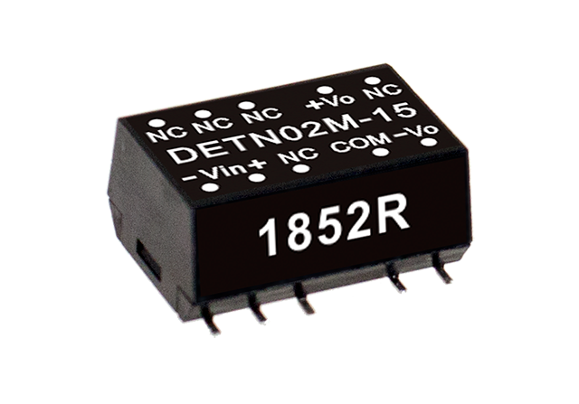 Conversor DC-DC SMD no regulado 2W DETN02