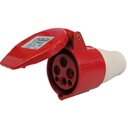 Enchufe industrial hembra volante 380 a 415VAC 16 a 125A serie TLT