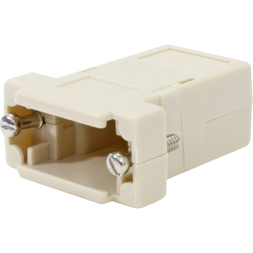 Tapa para conectores DB9 con retención corto