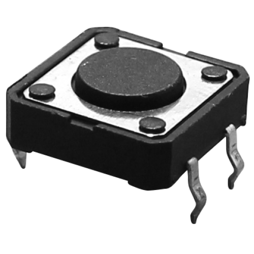 Micro interruptor 12x12mm fuerza operación 160gr cuadrado A07