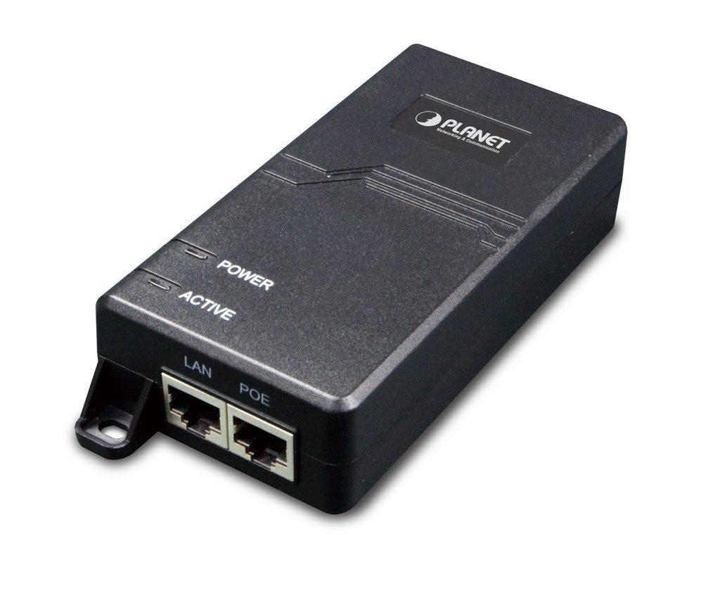 Inyector Ultra Power over Ethernet de 60 vatios (10/100/1000 Mbps, 4 pares)