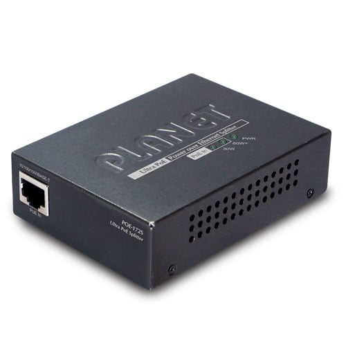 Divisor Ultra PoE de un solo puerto de 10/100/1000 Mbps (12 V/19 V/24 V)