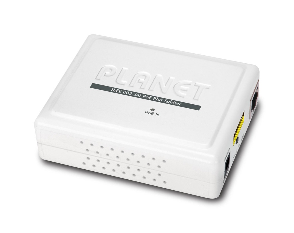 Divisor IEEE 802.3at Gigabit Power over Ethernet Plus con salida de 5V/12VDC (10/100/1000Mbps)