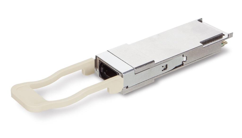 Transceptor de fibra 40GBASE-LR4 QSFP+ (modo único, LC, 1310 nm, DDM) – 10 km