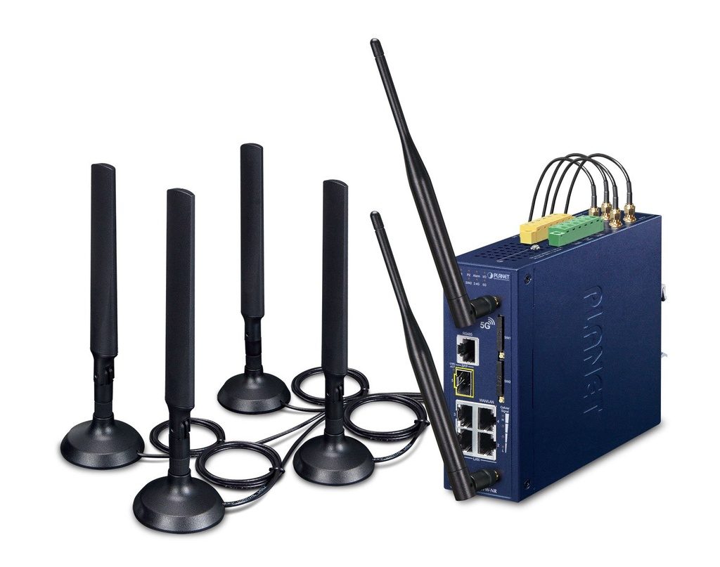 Gateway Inalámbrico Celular Industrial 5G NR con 1 Puerto 1000X SFP