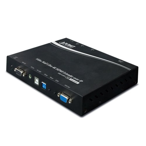 Transmisor extensor Video Wall Ultra 4K HDMI/USB sobre IP con PoE