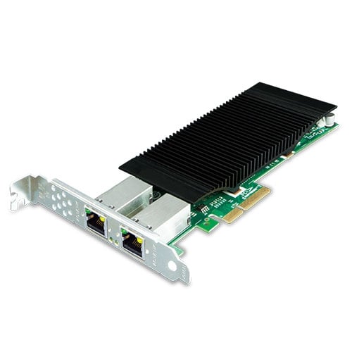 Adaptador de servidor PCI Express PoE+ de 2 puertos 10/100/1000T 802.3at