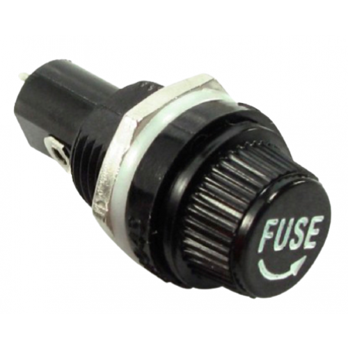 Portafusible metaltex para fusible 5x20mm en panel serie 102B