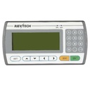 Pantalla HMI Rievtech monocromo de texto 4.3 pulgadas serial