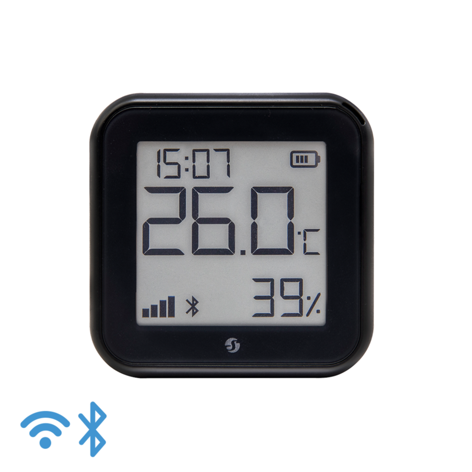 Sensor de temperatura y humedad con display WiFi y Bluetooth