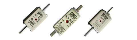Fusible Marca SIBA (Alemania), curva gG, tamaño NH00, 690V