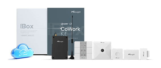 KIT Cowork Solución inteligente de monitoreo de lugar de trabajo inalámbrico