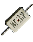 Fusible Marca SIBA (Alemania), curva gG/gL, tamaño NH1, 500V