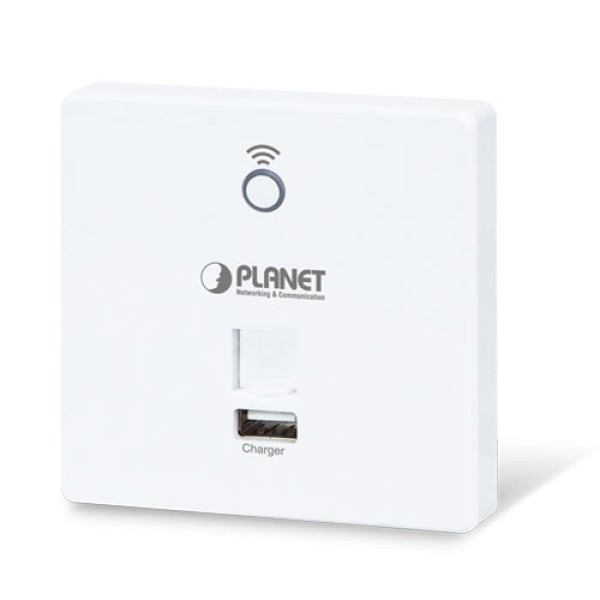 Access Point Inalámbrico 300Mbps Montaje en Muro 802.11n con Cargador USB