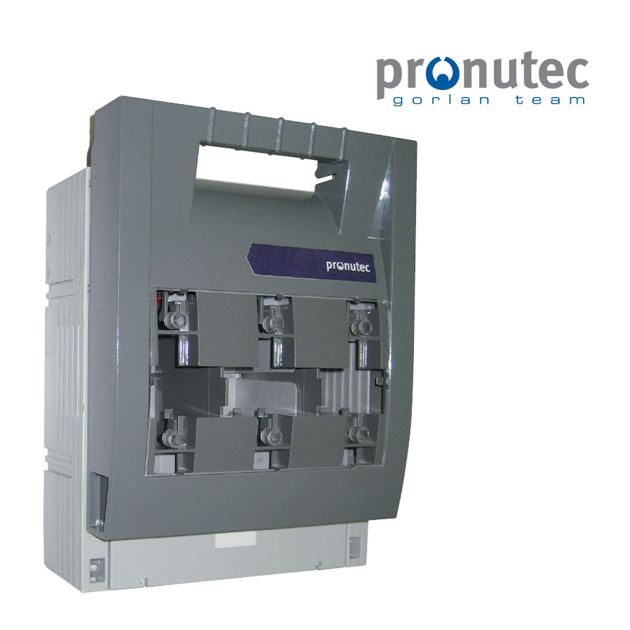 Base desconectable en carga, 3 polos NH2; fijacion panel, 400A 690V (Seccionador fusible)