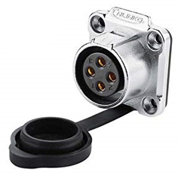 Conector Serie LP-20 Hembra 4 Pines Socket Soldar CNLINKO