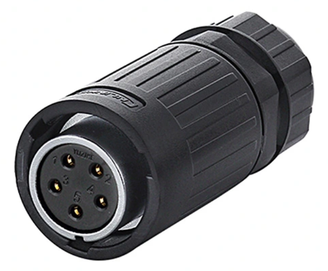 Conector Serie YA-20 hembra volante 5 Pines Soldar CNLINKO