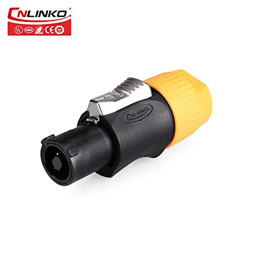 Conector Serie YF-24 Macho 3 Pines Plug con tornillos CNLINKO