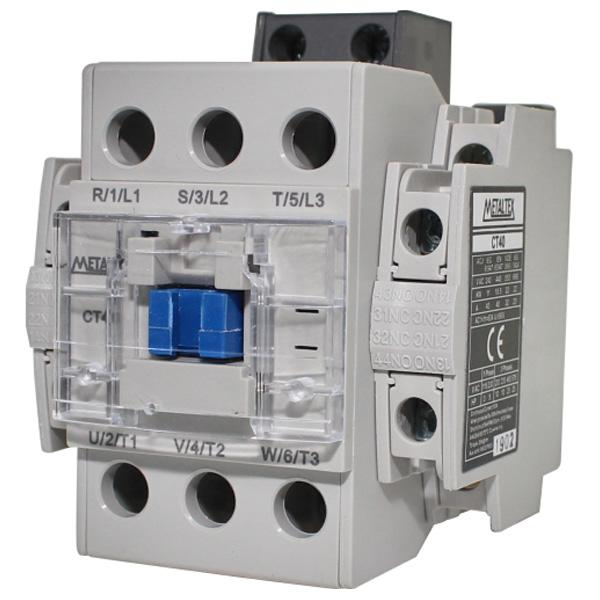 Contactor Tripolar 40A/AC3 Bobina 48VAC Auxiliar 2NA+2NC  