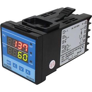 Controladora Temperatura 48X48mm 1 Salida Relé, 1 Alarma, 100-240VCA