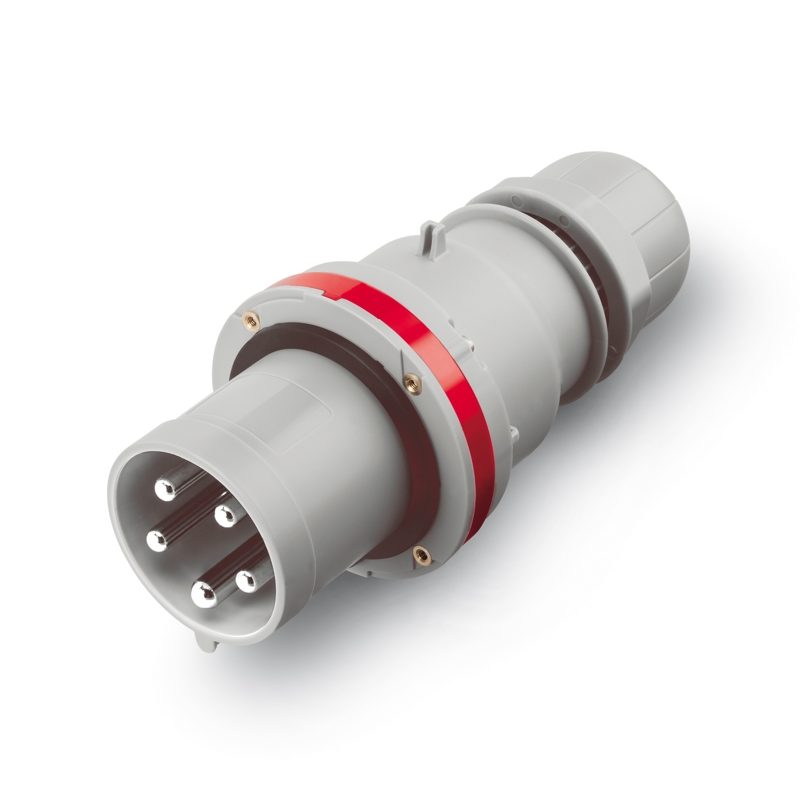 ENCHUFE MACHO VOLANTE 3P+N+T IP44 63A 6h 346-415V 