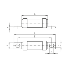 Fusible SIBA Ultrarrápido aR, 80A, 690V, BS88 SFE