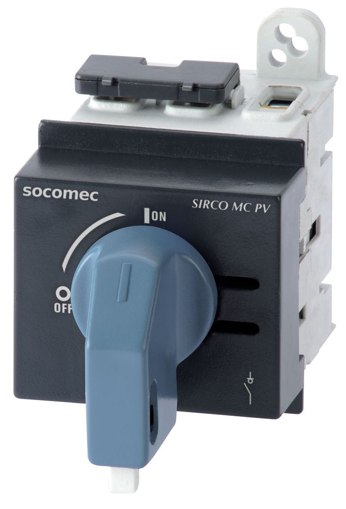 Interruptor - seccionador  40A 1000 VDC SIRCO MC PV, 4 polos, fijación carril DIN