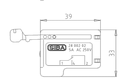 Microswitch para señalización de fusión para fusibles NH000 a NH4 y NH000 DIN80