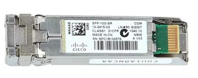 Módulo Cisco 10G MMF, 850-nm wavelength, LC duplex