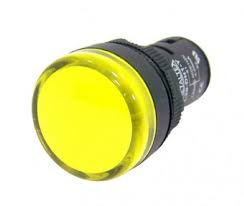 Piloto Led 22mm 24VCA/CC amarillo IP65