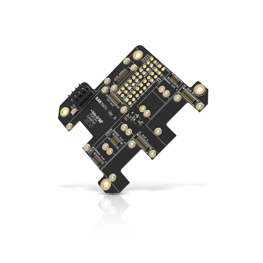 Placa base Wisblock de E/S dual con ranura de alimentación 3ra Gen RAK19011