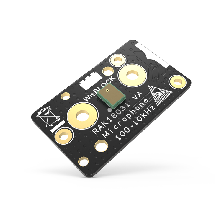 Sensor de micrófono PDM 100-10kHz STMicroelectronics MP34DT06J RAK18031