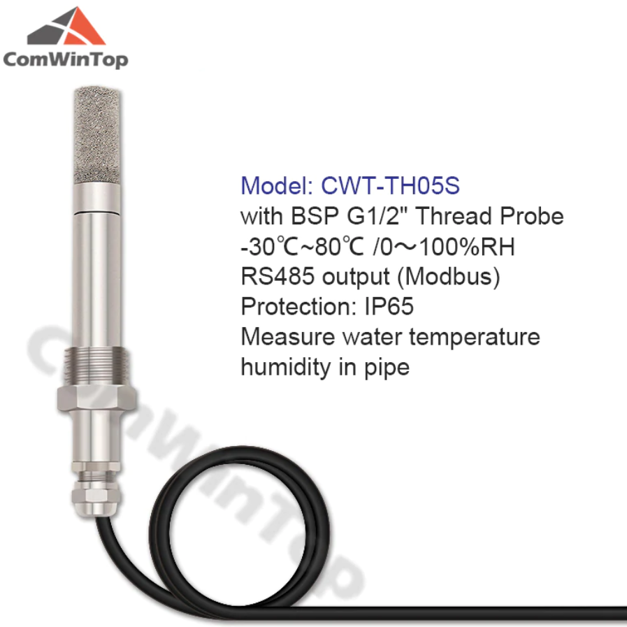 Sensor de temperatura y humedad MODBUS RTU