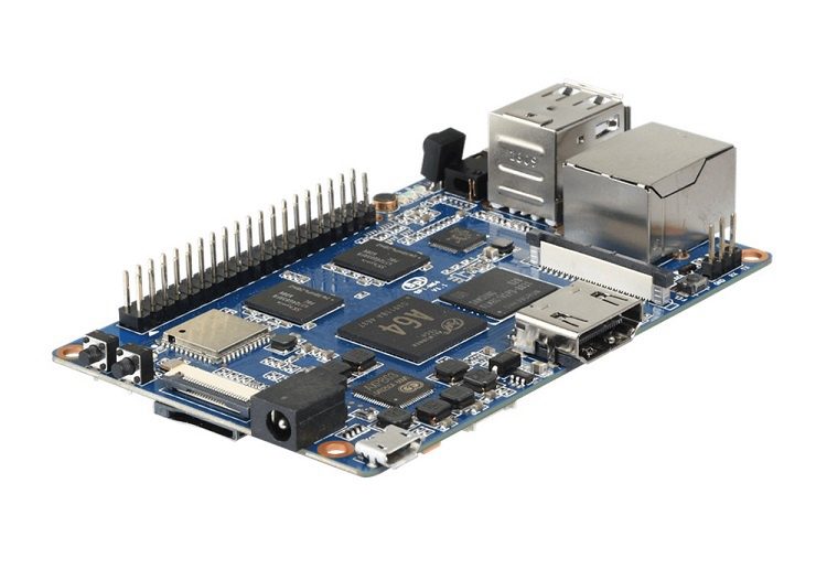 Tarjeta Banana PI BPI-M64 Allwinner A64, 64 Bit Cortex A53 Quad Core