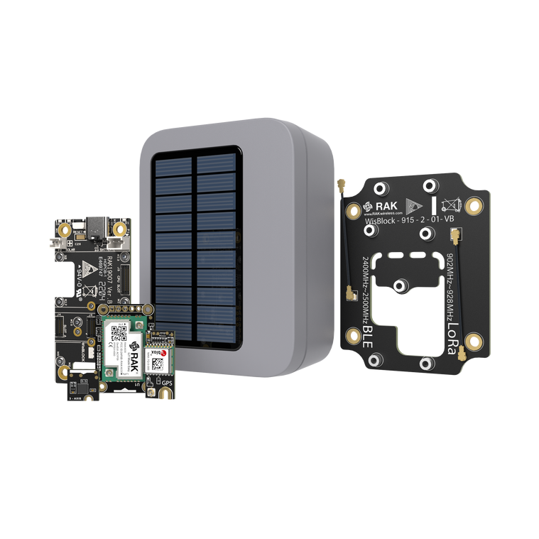 WisBlock Kit 2nd Gen LoRa-based GPS Tracker with Solar Panel