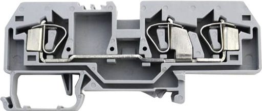 Bornera riel din 6mm² libre mantenimiento con resorte delantero BM6