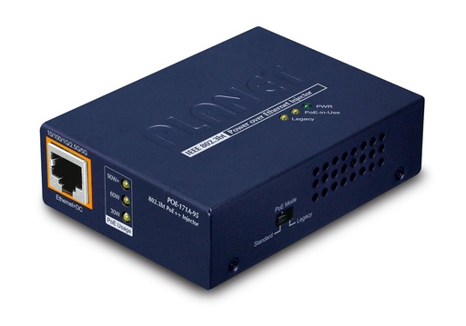 [POE-171A-95] Inyector PoE++ multigigabit 802.3bt de un solo puerto (95 vatios)