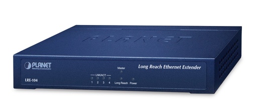 [LRE-104] Extensor Ethernet de largo alcance de 4 puertos 10/100TX + 1 puerto UTP/BNC