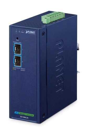 [IXT-900-2X] Conversor de medios extensor gestionado industrial 10GBASE-X SFP+ de 2 puertos