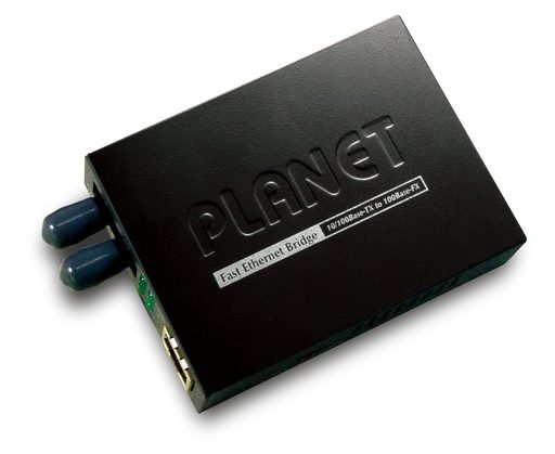 [FT-801] Conversor de medios puente 10/100BASE-TX a 100BASE-FX (ST, MM) - 2 km