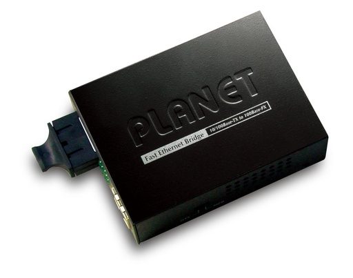 [FT-802] Conversor de medios 10/100Base-TX a 100Base-FX - 2km