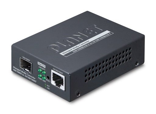 [GT-915A] Conversor de medios administrable SFP 10/100/1000BASE-T a 100/1000BASE-X