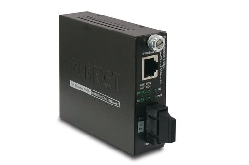 [FST-802] Conversor de medios smart 10/100Base-TX a 100Base-FX (SC, MM) - 2 km