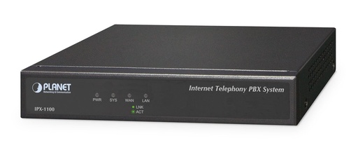 [IPX-1100] Sistema PBX de Telefonía por Internet (100 registros de Usuarios SIP)