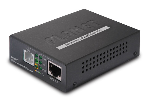 [VC-231G] Convertidor de Ethernet 10/100/1000T de 1 puerto a VDSL2 (perfil 30a con vectorización G.)