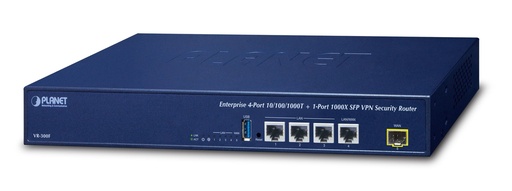 [VR-300F] Enrutador de seguridad VPN SFP empresarial de 4 puertos 10/100/1000T + 1 puerto 1000X