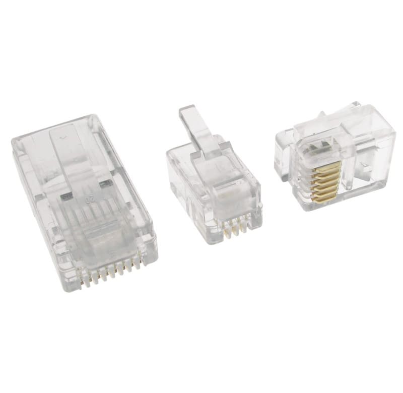 Conector modular RJ45, RJ12, RJ11, RJ9, RJ50 serie TM