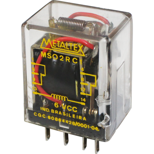 Relé industrial subminiatura CC 5A serie MSO